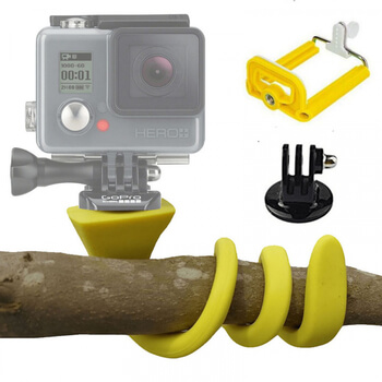 Multifunkčný BananaPod selfie držiak a statív pre telefóny smartphony kamery GoPro a ďalšie - ružový