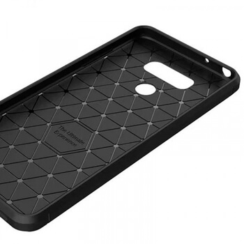 Ochranný silikónový obal karbón pre LG G6 H870 - čierny