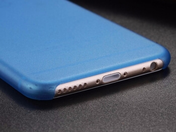 Ultratenký plastový kryt pre Apple iPhone 6/6S - čierny