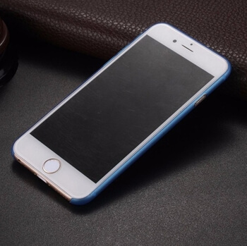 Ultratenký plastový kryt pre Apple iPhone 6/6S - tmavo modrý