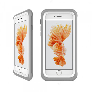 Vodotesný ochranný obal s ovládaním pre Apple iPhone 7 Plus - biely