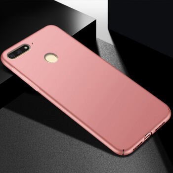 Ochranný plastový kryt pre Huawei Y7 Prime (2018) - ružový