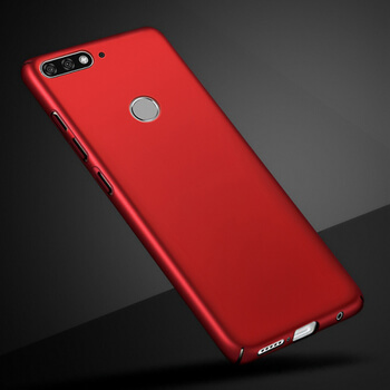 Ochranný plastový kryt pre Huawei Y7 Prime (2018) - červený