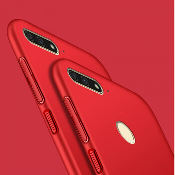 Ochranný plastový kryt pre Huawei Y7 Prime (2018) - červený