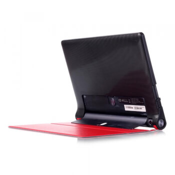 2v1 Smart flip cover + zadný plastový ochranný kryt pre Lenovo Yoga Tab 3 10" LTE - čierny