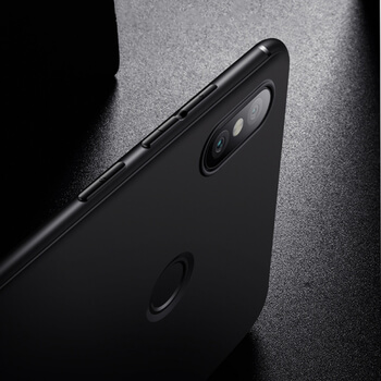 Silikónový matný obal pre Xiaomi Mi A2 Lite - čierny