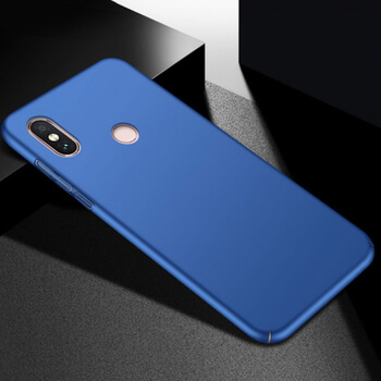 Silikónový matný obal pre Xiaomi Mi A2 Lite - modrý