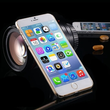 Ultratenký silikónovo-plastový kryt pre Apple iPhone 6/6S - priehľadný