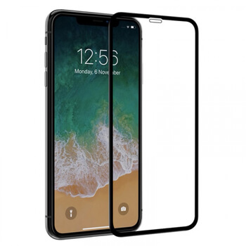 3x 3D ochranné tvrdené sklo s rámčekom pre Apple iPhone XR - čierne - 2+1 zadarmo