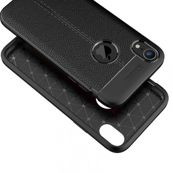 Luxusné silikónový ochranný obal pre Apple iPhone XR - čierny