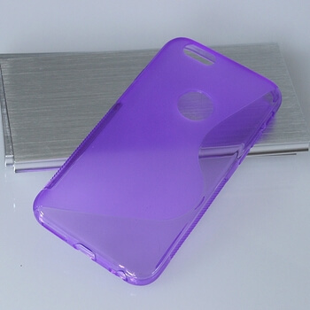 Silikónový ochranný obal S-line pre Apple iPhone 6 Plus/6S Plus - fialový