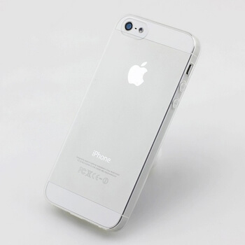 Silikónový obal pre Apple iPhone 5/5S/SE - priehľadný