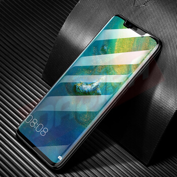 3x SES 3D ochranné tvrdené sklo pre Huawei Mate 20 Pro - čierne - 2+1 zdarma