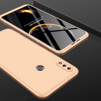Ochranný 360 ° celotelový plastový kryt pre Huawei Nova 3i - zlatý