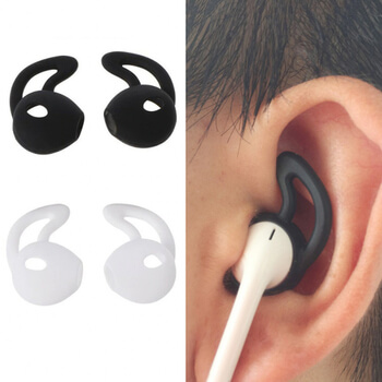 5v1 Silikónové ochranné puzdro s príslušenstvom pre Apple AirPods 1.generace (2016) - čierne