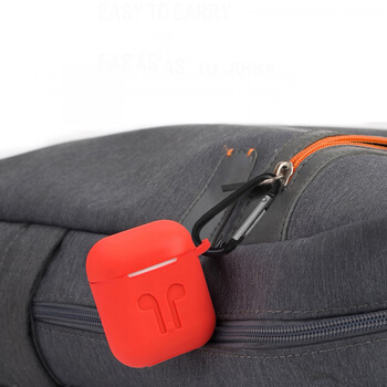 5v1 Silikónové ochranné puzdro s príslušenstvom pre Apple AirPods 1.generace (2016) - biele