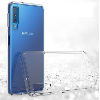 Silikónový obal pre Samsung Galaxy A7 2018 A750F - priehľadný