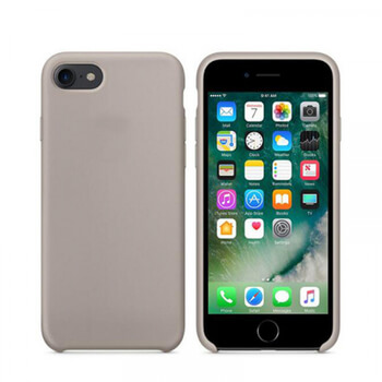 Extrapevný silikónový ochranný kryt pre Apple iPhone 7 - šedý