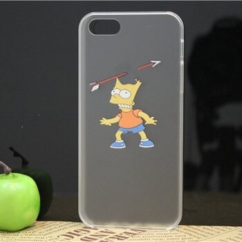 Ultratenký plastový kryt pre Apple iPhone 6/6S - Bart Simpson Arrow
