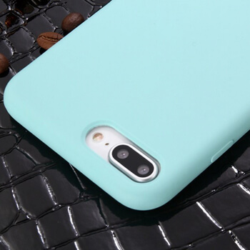 Extrapevný silikónový ochranný kryt pre Apple iPhone 7 Plus - svetlo modrý