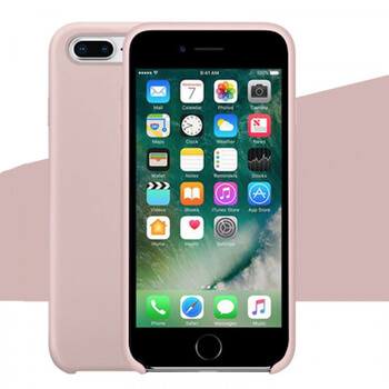 Extrapevný silikónový ochranný kryt pre Apple iPhone 7 Plus - svetlo ružový