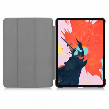 2v1 Smart flip cover + zadný plastový ochranný kryt pre Apple iPad Pro 12.9" 2018 (3. generace) - čierny