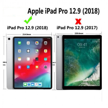 2v1 Smart flip cover + zadný plastový ochranný kryt pre Apple iPad Pro 12.9" 2018 (3. generace) - šedý