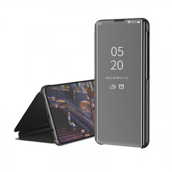 Zrkadlový plastový flip obal pre Xiaomi Mi 9 - zlatý