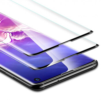 3D ochranné tvrdené sklo pre Samsung Galaxy S10 G973 - čierne