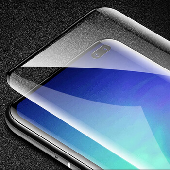 3x SES 3D ochranné tvrdené sklo pre Samsung Galaxy S10 Plus G975 - čierne - 2+1 zdarma