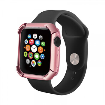 Ultratenký silikónový obal pre chytré hodinky Apple Watch 44 mm (4.série) - ružový