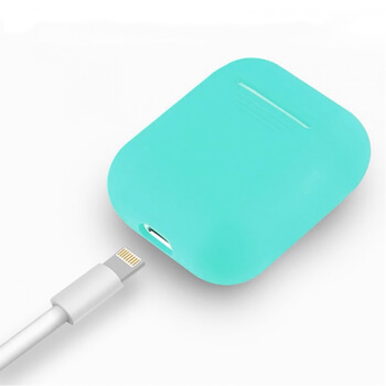 Silikónové ochranné puzdro pre Apple AirPods 1.generace (2016) - svetlo modré