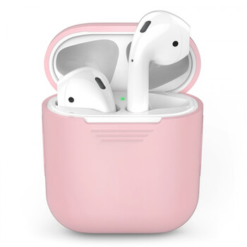 Silikónové ochranné puzdro pre Apple AirPods 1.generace (2016) - svetlo ružové