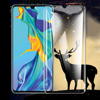 3D ochranné tvrdené sklo s rámčekom pre Huawei P30 - čierne