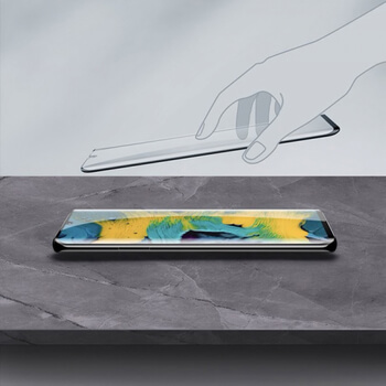 3D ochranné tvrdené sklo s rámčekom pre Huawei P30 - čierne