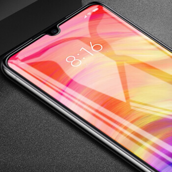 3x 3D ochranné tvrdené sklo s rámčekom pre Xiaomi Redmi 7 - čierne - 2+1 zadarmo