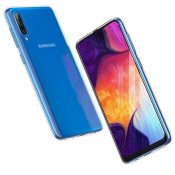Silikónový obal pre Samsung Galaxy A50 A505F - priehľadný