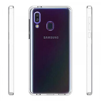 Silikónový obal pre Samsung Galaxy A40 A405F - priehľadný
