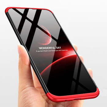 Ochranný 360 ° celotelový plastový kryt pre Samsung Galaxy A70 A705F - modrý