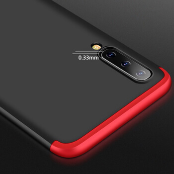 Ochranný 360 ° celotelový plastový kryt pre Samsung Galaxy A70 A705F - modrý