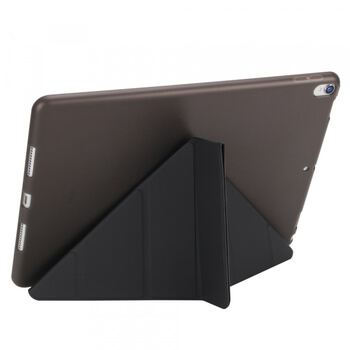 2v1 Smart flip cover + zadný silikónový ochranný obal pre Apple iPad Pro 9.7" 2016 (1. generace) - čierny