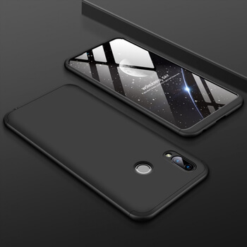 Ochranný 360 ° celotelový plastový kryt pre Huawei P Smart Z - čierny