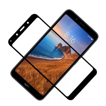 3x 3D tvrdené sklo s rámčekom pre Xiaomi Redmi 7A - čierne - 2+1 zdarma