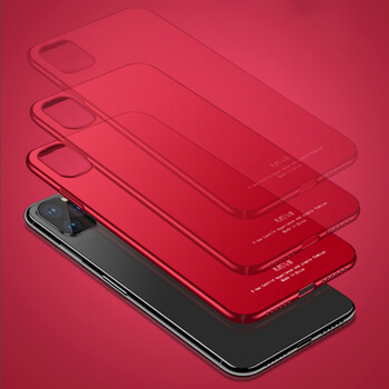 Ochranný plastový kryt pre Apple iPhone 11 Pro - červený