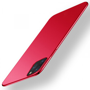 Ochranný plastový kryt pre Apple iPhone 11 Pro Max - červený