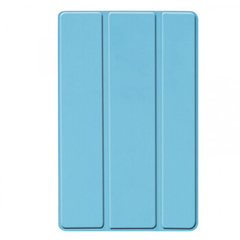 2v1 Smart flip cover + zadný plastový ochranný kryt pre Samsung Galaxy Tab A 10.1 2019 (T515) - svetlo modrý