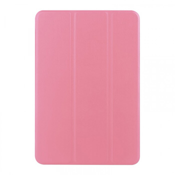 2v1 Smart flip cover + zadný plastový ochranný kryt pre Samsung Galaxy Tab A 10.1 2018 (T590) - svetlo ružový