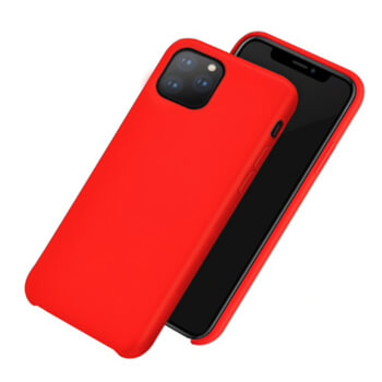Extrapevný silikónový ochranný kryt pre Apple iPhone 11 Pro - červený