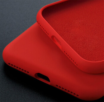 Extrapevný silikónový ochranný kryt pre Apple iPhone 11 Pro Max - červený