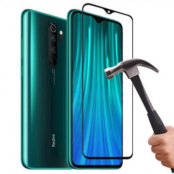 3D ochranné tvrdené sklo s rámčekom pre Xiaomi Redmi Note 8 Pro - čierne